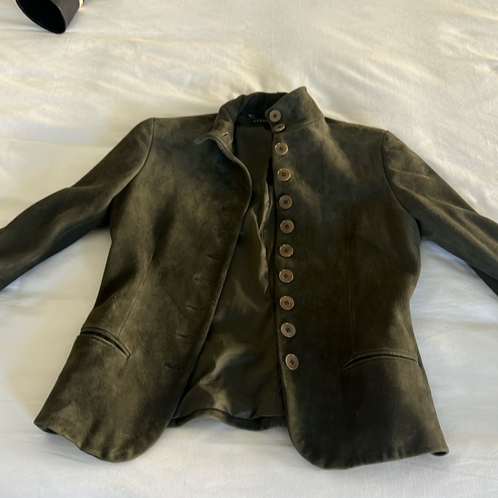Ralph Lauren Suede Black Label Jacket Size 10